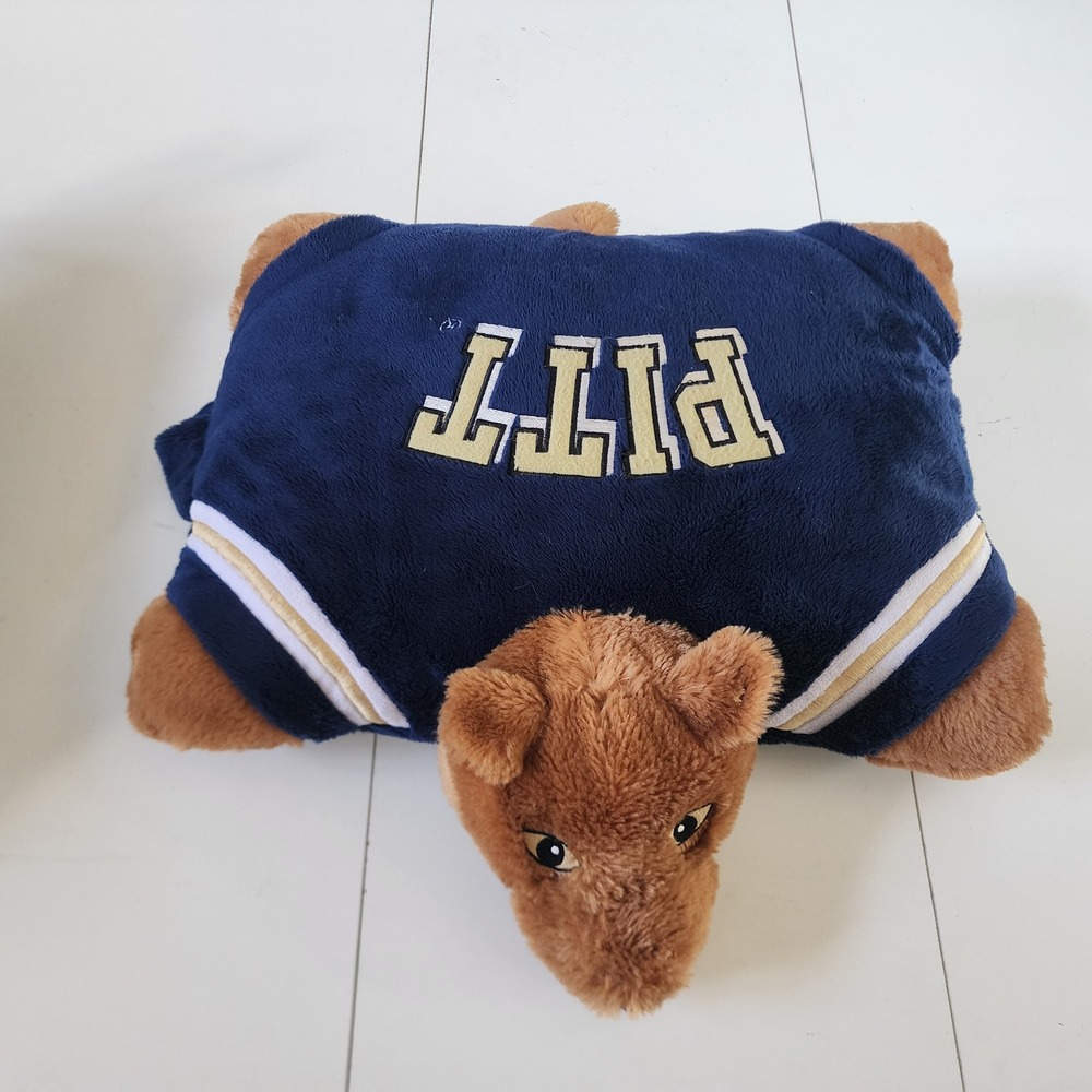 Pillow Pets University of Pittsburgh Panthers Mascot Plush Folding Pillow 16"